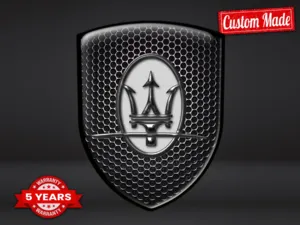 Maserati Domed Decals Sticker Car Durable Limited Style